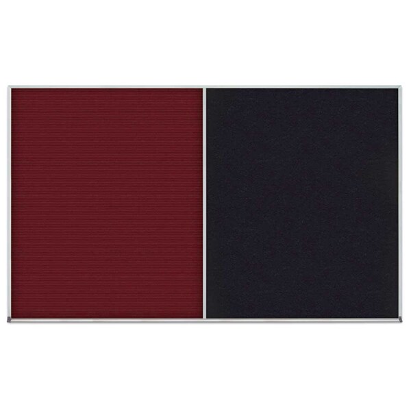 Enclosed Corkboard, 1 Door, 24"x36", 4" Fra